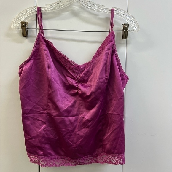 Like New Worthington Silky Camisole with Lace Trim - Picture 1 of 3